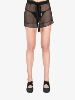 Pants>ANN DEMEULEMEESTER Gilla Boxer With Lace Borders Underwear