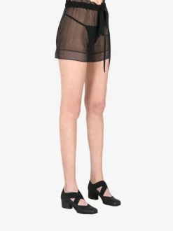 Pants>ANN DEMEULEMEESTER Gilla Boxer With Lace Borders Underwear