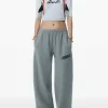 Pants>alexanderwang.t Graphic Articulated Leg Sweatpant