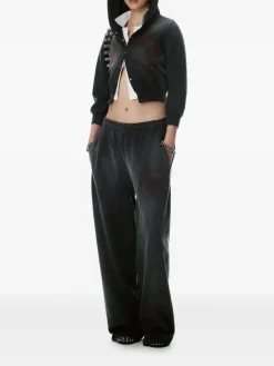 Pants>alexanderwang.t Graphic Articulated Leg Sweatpant