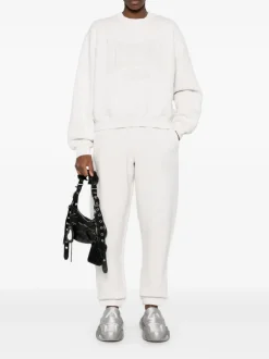 Sweats & Hoodies>alexanderwang.t Graphic Crewneck Sweatshirt