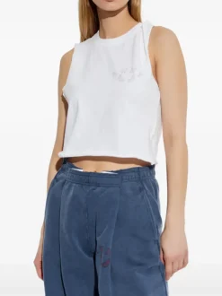 Tops>alexanderwang.t Graphic Twisted Muscle Tank Top