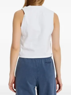Tops>alexanderwang.t Graphic Twisted Muscle Tank Top
