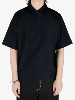 T-shirts>GIVENCHY Half Button Short Sleeve Polo Shirt