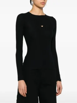 T-shirts>BASERANGE Heart Long Sleeve Tee