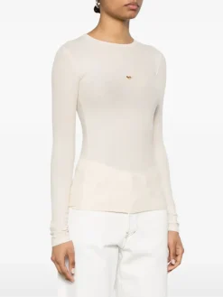 T-shirts>BASERANGE Heart Long Sleeve Tee