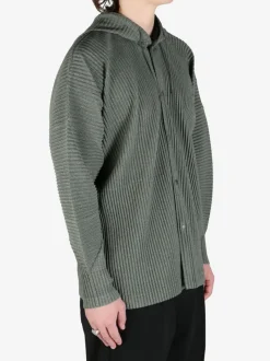 Jackets & Coats>HOMME PLISSE ISSEY MIYAKE Heather Pleats Knitted Jacket