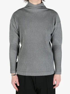 Shirts>HOMME PLISSE ISSEY MIYAKE Heather Pleats Top
