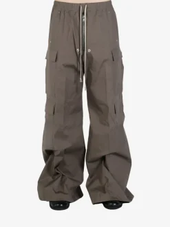 Pants>RICK OWENS Heavy Cotton Poplin Cargobelas