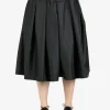 Skirts>COMME DES GARCONS COMME DES GARCONS Heavy Satin Curve Seam Skirt
