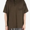 T-shirts>ZIGGY CHEN Henley Neck T-Shirt