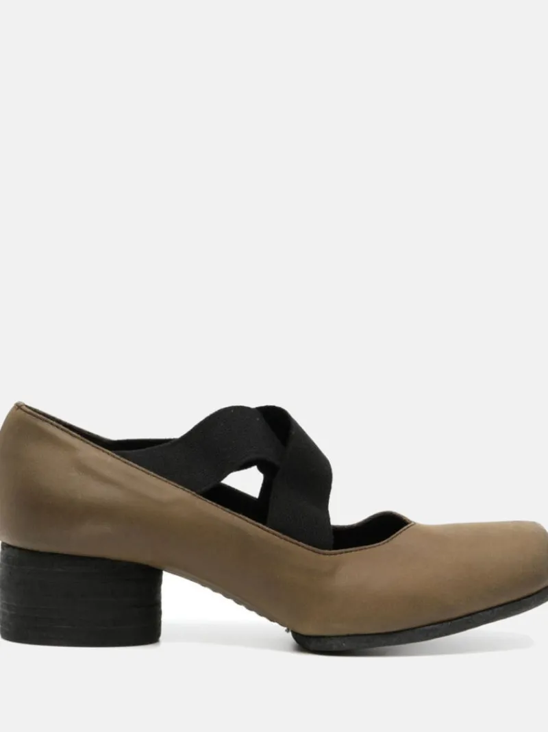 Heels>UMA WANG High Ballerina Calf Shoes