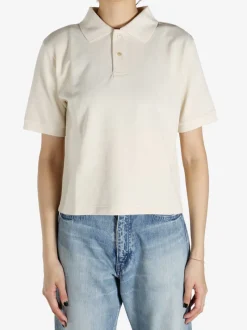 Shirts>AURALEE High Gauge Pique Polo Shirt
