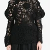 Knitwear>COMME DES GARCONS Hollow Carved Design Sweater