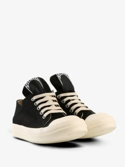 Sneakers>RICK OWENS DRKSHDW Hollywood Denim Slip On Sneakers