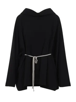 Tops>RICK OWENS Hollywood Runway Hooded Tunic