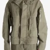 Jackets & Coats>DRIES VAN NOTEN Hooded Army Zip-Up Jacket