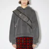 Sweats & Hoodies>ACNE STUDIOS Hooded Logo Patch Sweater