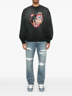 Sweats & Hoodies>AMIRI Hopeless Romantic OS Crew