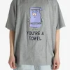 T-shirts | T-shirts>VETEMENTS I'M Towel Oversized T-shirt
