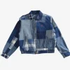 Jackets & Coats>POLO RALPH LAUREN Indigo Patchwork Unlined Windbreaker Coat