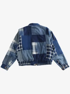 Jackets & Coats>POLO RALPH LAUREN Indigo Patchwork Unlined Windbreaker Coat