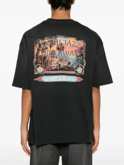 T-shirts>AMIRI Jazz Hideaway Tee