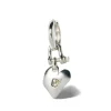 Jewelry | Jewelry>PARTS OF FOUR Jazz's Solid Heart Earring (Extra Small, 0.2 CT, Tiny Faceted Diamond Slab, PA+FCDIA)