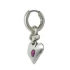 Jewelry | Jewelry>PARTS OF FOUR Jazz's Solid Heart Earring (Extra Small, 0.2 CT, Ruby Slice, MA+RUB)