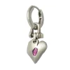 Jewelry | Jewelry>PARTS OF FOUR Jazz's Solid Heart Earring (Extra Small, 0.2 CT, Ruby Slice, DA+RUB)