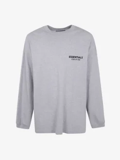 T-shirts>FEAR OF GOD ESSENTIALS Jersey Long Sleeve T-Shirt
