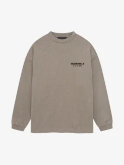 T-shirts>FEAR OF GOD ESSENTIALS Jersey Long Sleeve T-Shirt