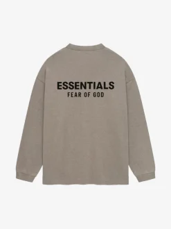 T-shirts>FEAR OF GOD ESSENTIALS Jersey Long Sleeve T-Shirt
