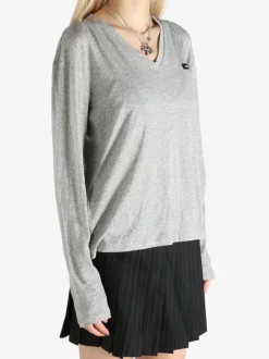 T-shirts>MIU MIU Jersey Polo Shirt