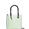 Bags>TORY BURCH Key Item Satin Snake Handle Mini Tote Bag