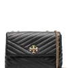 Bags>TORY BURCH Kira Chevron Convertible Shoulder Bag 001 BLACK OS