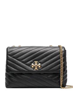 Bags>TORY BURCH Kira Chevron Convertible Shoulder Bag 001 BLACK OS