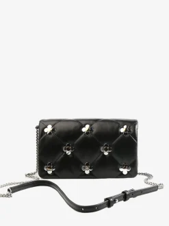 Bags>TORY BURCH Kira Multi Clover Diamond Quilt Chain Wallet