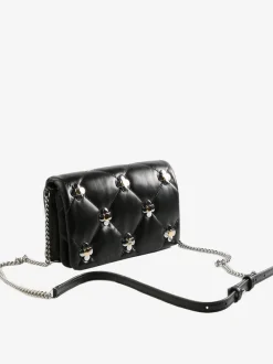 Bags>TORY BURCH Kira Multi Clover Diamond Quilt Chain Wallet