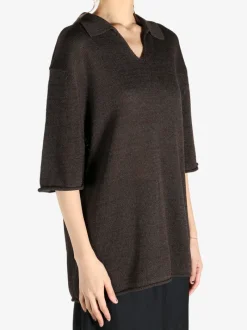 Knitwear>AMOMENTO Knitted Polo