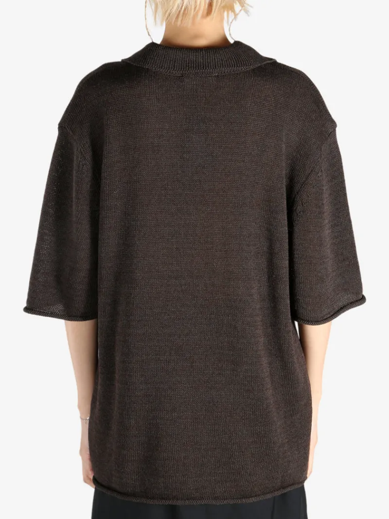 Knitwear>AMOMENTO Knitted Polo