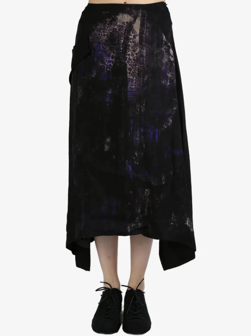 Skirts>Y'S Ko-Cut Off Pocket Skirt