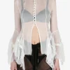 Shirts>ANN DEMEULEMEESTER Kristabel Fitted Handkerchief Shirt