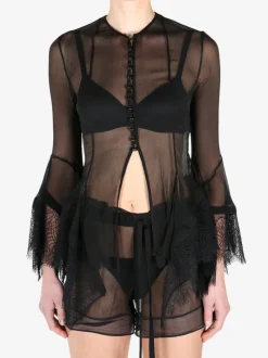 Shirts>ANN DEMEULEMEESTER Kristabel Fitted Handkerchief Shirt