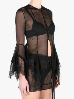 Shirts>ANN DEMEULEMEESTER Kristabel Fitted Handkerchief Shirt