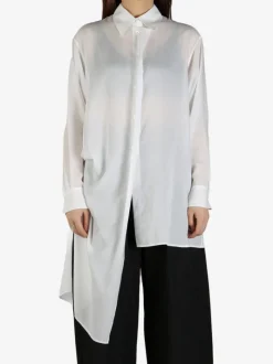 Shirts>YOHJI YAMAMOTO L Draped Blouse
