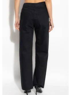 Jeans>ALEXANDER WANG Lace Undie Dip Side Jean
