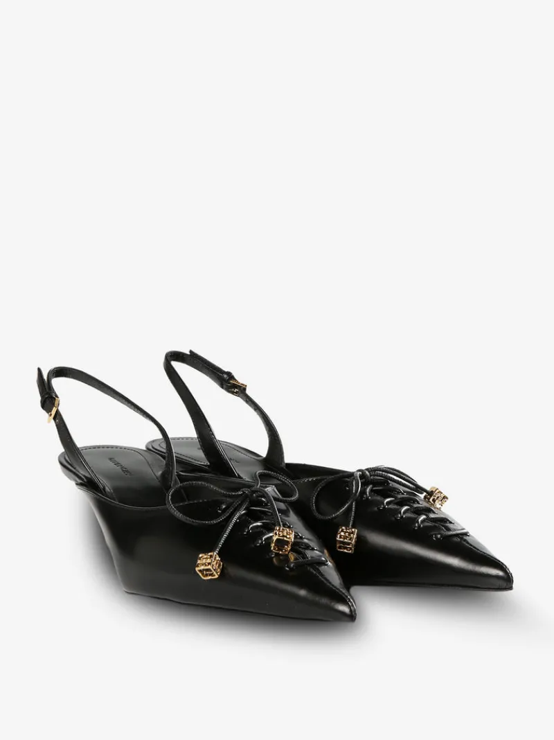 Heels>GIVENCHY Laces Mule 45MM Heels