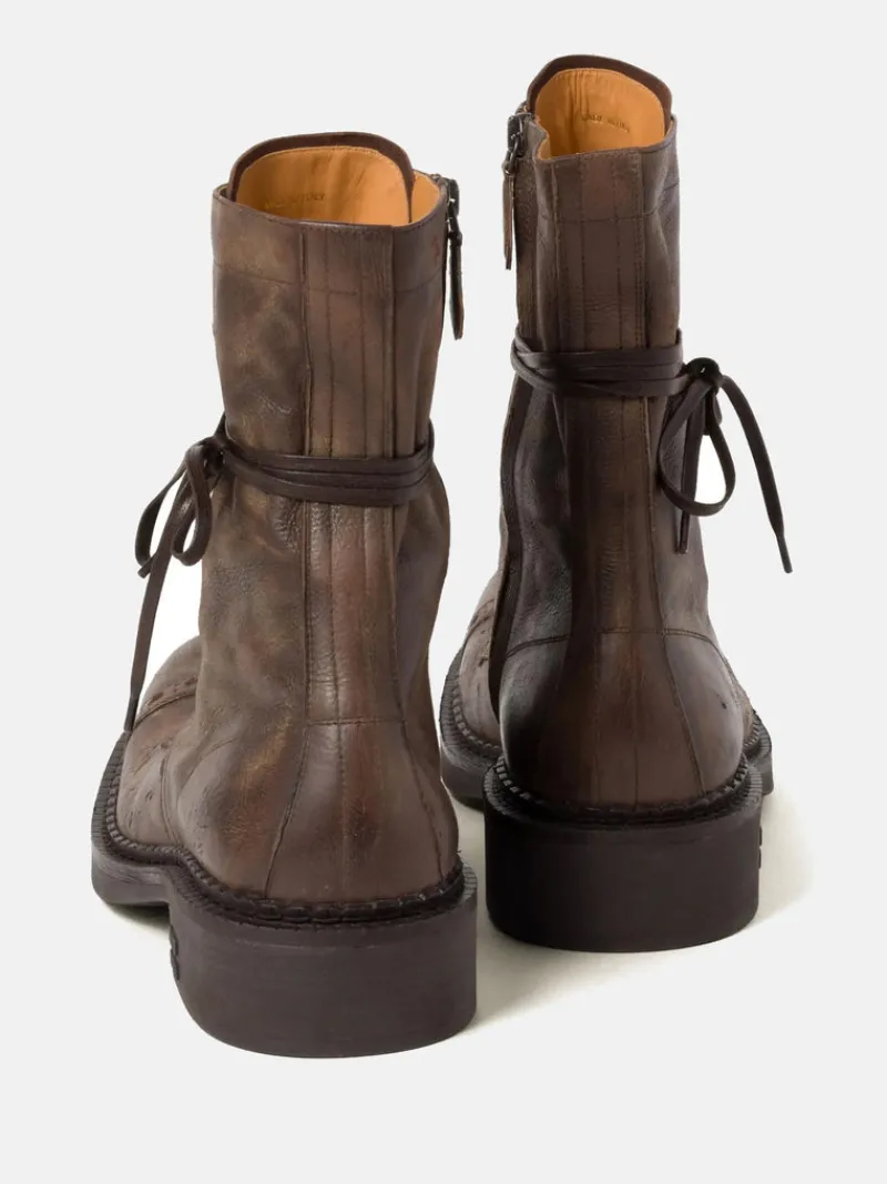 Boots>MIU MIU Laceup Ankle Boots