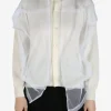 Tops>COMME DES GARCONS Layered Button-Up Cardigan